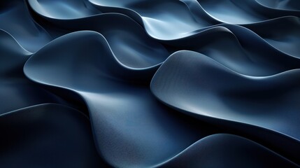 Obraz premium Abstract Blue Waves