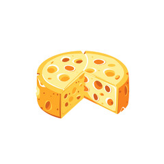 Cheese icon logo flat vector design