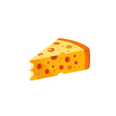 Cheese icon logo flat vector design