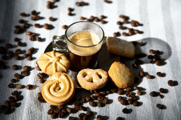 Special gourmet Brazilian coffee type Mogiana roasted in beans.