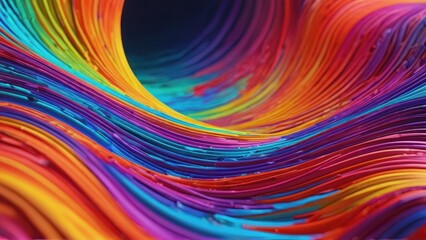 Fototapeta premium Abstract Colorful Swirling Pattern.