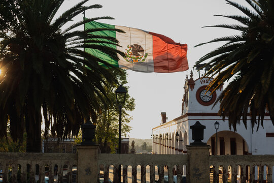 Bandera ondeando