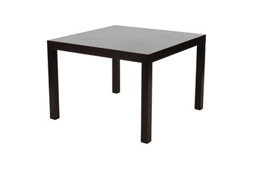 wooden table Empty wooden table isolated on white background, of free space for your copy and branding. Use as products display montage. Vintage style concept isolated on white background