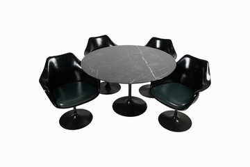 shot of a microphone on white background