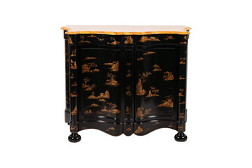 old wooden box isolated