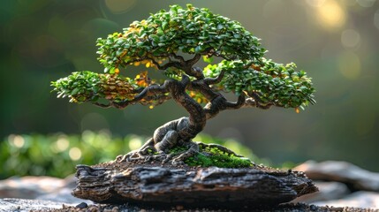 Bonsai Tree in Nature