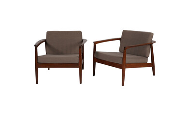 armchair isolated on white background