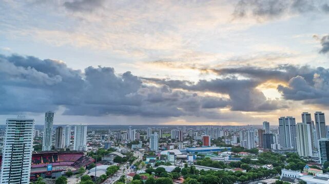 Recife City Timelapse at Dusk