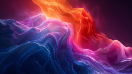 Abstract Waves of Color and Light