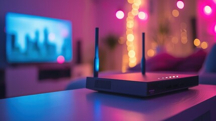Smart Home Wi-Fi Router: Internet Access and Wireless Network