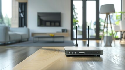 Wireless Network Device: Wi-Fi Router in a Smart Home Setting