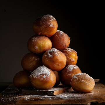 pile of donut holes