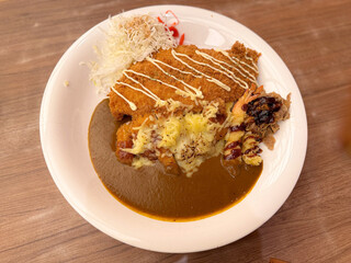 seafood curry don in plate
