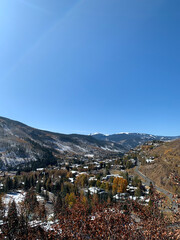 mountains in Colorado during the fall