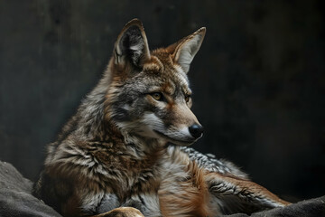 Closeup of a Coyote's Face