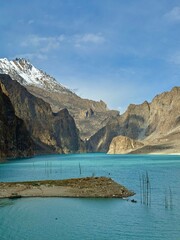 landscape in the morning/ attabud lake/ lake view/ vieww point