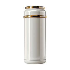 Travel Thermos Bottle Isolated on Transparent or White Background, PNG