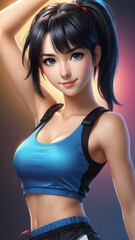Obraz premium A woman Generative AI