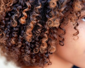 Embrace Your Natural Beauty Curly Hair Care Routine for Defined, Healthy Curls, Curls lathered, individual maintaining hair beauty Learn how to define your curls, reduce frizz, and achieve your dream