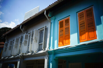 シンガポールの街中散策で見つけたヨーロッパ調の建物の外観