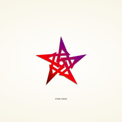 star logo design concept