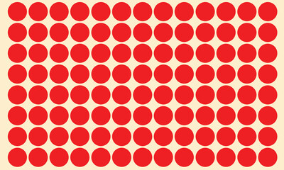 Flat design red polka dot background