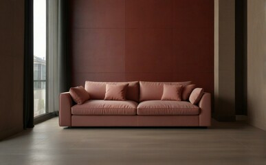 modern living room with sofa