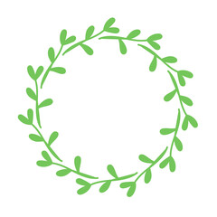 シンプルなリースのサークル