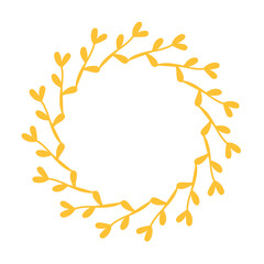 シンプルなリースのサークル