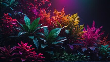 Fototapeta premium Neon Jungle.