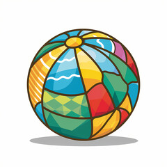 Fototapeta premium colorful globe ball