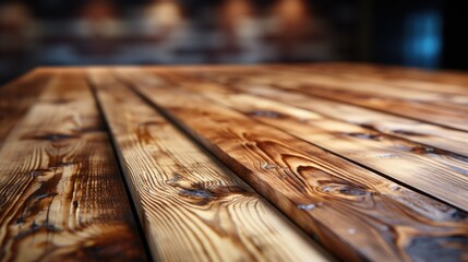 Close up of wooden bench 