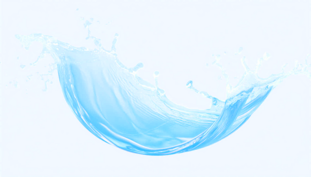 水しぶき　透過素材