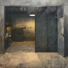 Enhancing Art Studios with Aluminum Bi-fold Doors for a Late Evening Ambiance