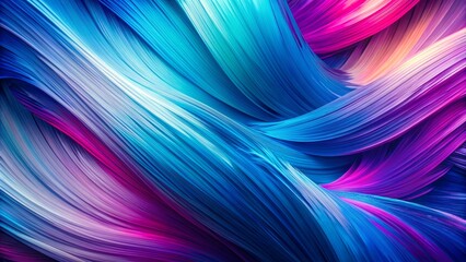 Fototapeta premium Vibrant blue and purple gradient brushstrokes form dynamic abstract sports background with energetic strokes and vivid color contrast.