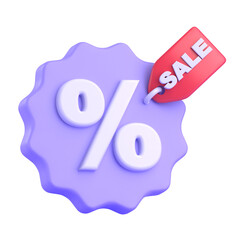 Sale 3D illustration