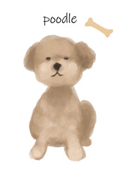 かわいい犬のイラスト素材