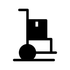 Trolley Icon Vector Symbol Design Illustration