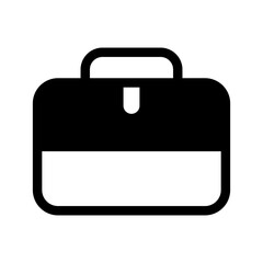 Briefcase Icon Vector Symbol Design Illustration