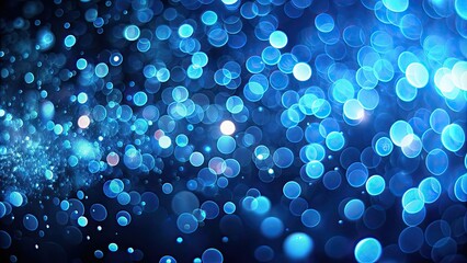 Abstract blue bokeh circles with sparks in the dark, bokeh, abstract, background, blue, circles, sparks, dark, texture, glowing