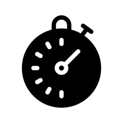Stopwatch Icon Vector Symbol Design Illustration