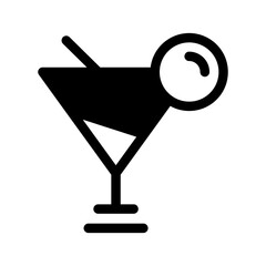 Cocktail Icon Vector Symbol Design Illustration