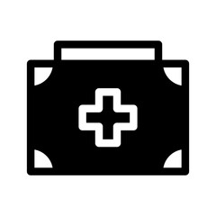Fototapeta premium Medical Kit Icon Vector Symbol Design Illustration