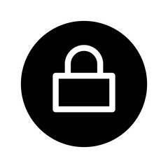 Lock Icon Vector Symbol Design Illustration
