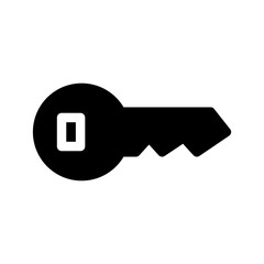 Key Icon Vector Symbol Design Illustration