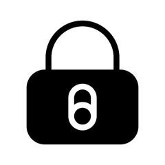 Padlock Icon Vector Symbol Design Illustration