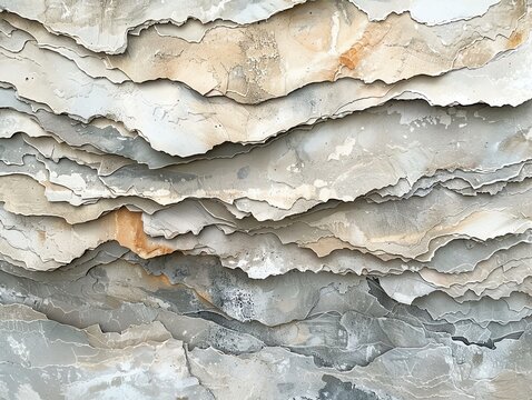 Organic texture of stone surface with rugged details and natural color variations, highlighting its raw beauty