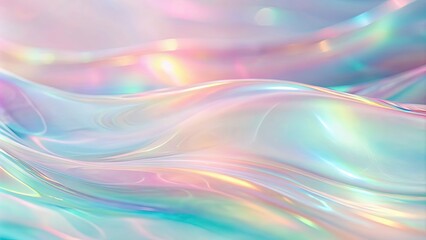 Obraz premium Abstract pastel background with soft wavy gradients in glassmorphism style , glassmorphism, abstract, pastel, background, soft