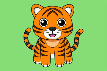 Printable Cute Tiger Vector Illustrations Cartoon, Clipart and Line Art Designs. cute tiger vector illustrations in cartoon, clipart, and line art styles.