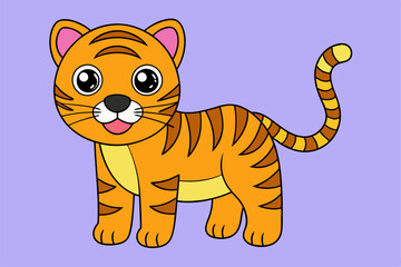 Printable Cute Tiger Vector Illustrations Cartoon, Clipart and Line Art Designs. cute tiger vector illustrations in cartoon, clipart, and line art styles.